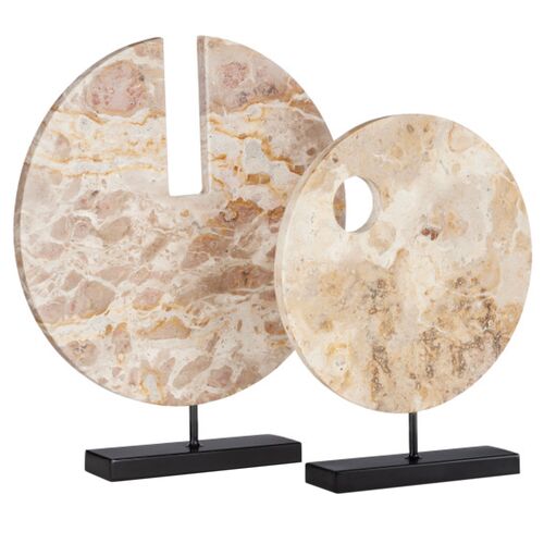 Anu Marble Disc, Natural/Black 4 Anu Marble Disc, Natural/Black