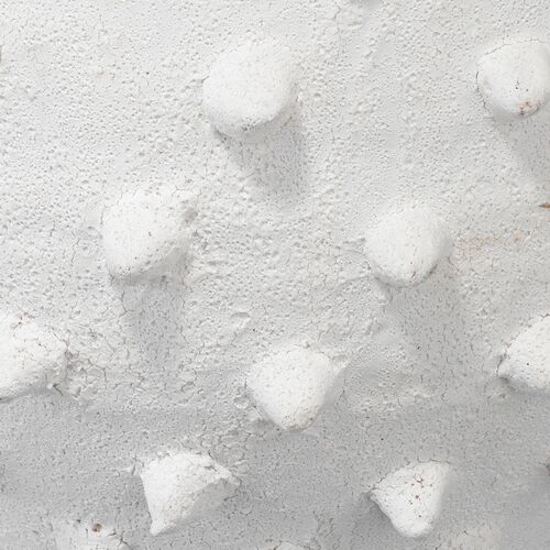 Spike Ceramic Decorative Vase, White 4 Spike Ceramic Decorative Vase, White
