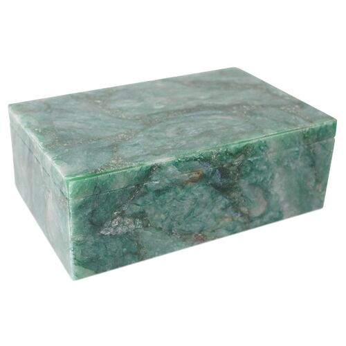 Green Aventurine Box, Natural 1 Green Aventurine Box, Natural