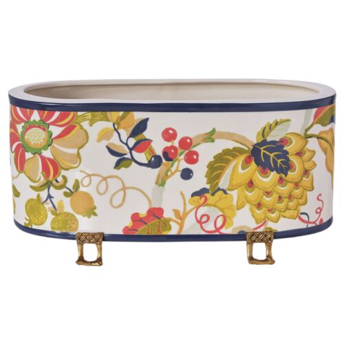 Garden Of Eden Oval Planter, Multicolor 1 Garden Of Eden Oval Planter, Multicolor