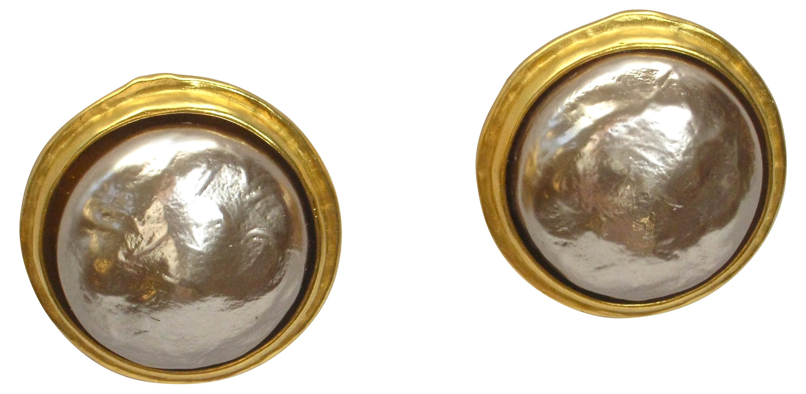 Lagerfeld Faux-Pearl Earrings 1 Lagerfeld Faux-Pearl Earrings