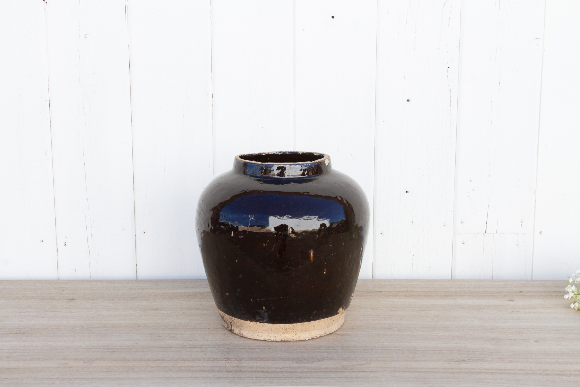 Vintage Southeast Asian Martaban Pot 3 Vintage Southeast Asian Martaban Pot