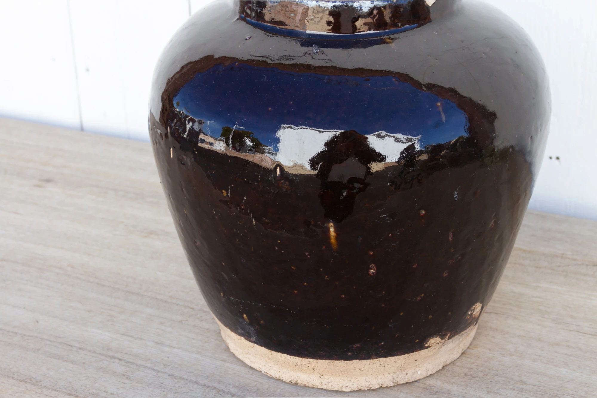 Vintage Southeast Asian Martaban Pot 4 Vintage Southeast Asian Martaban Pot