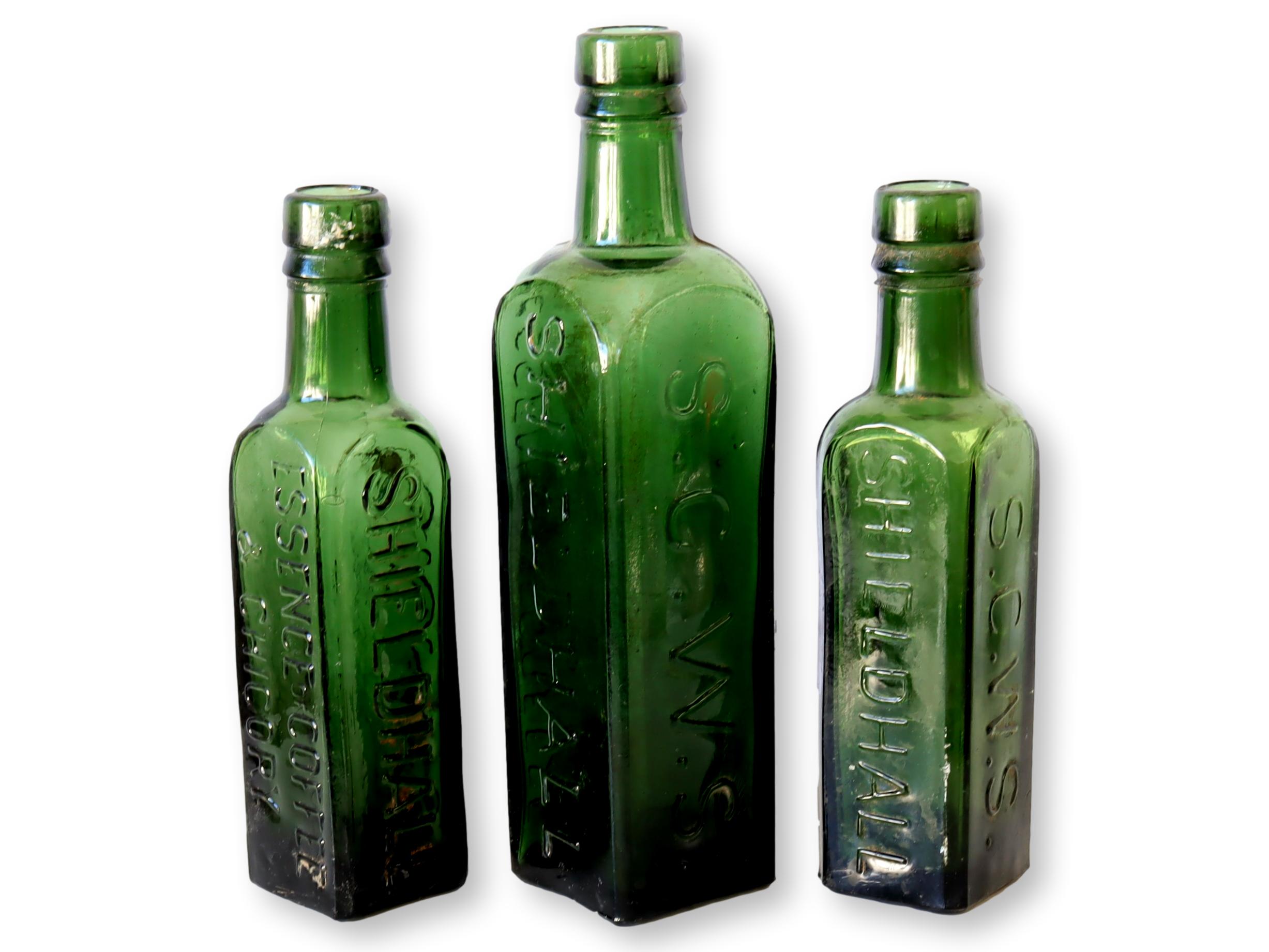 Coffee & Chicory Extract Bottles, S/3 3 Coffee & Chicory Extract Bottles, S/3