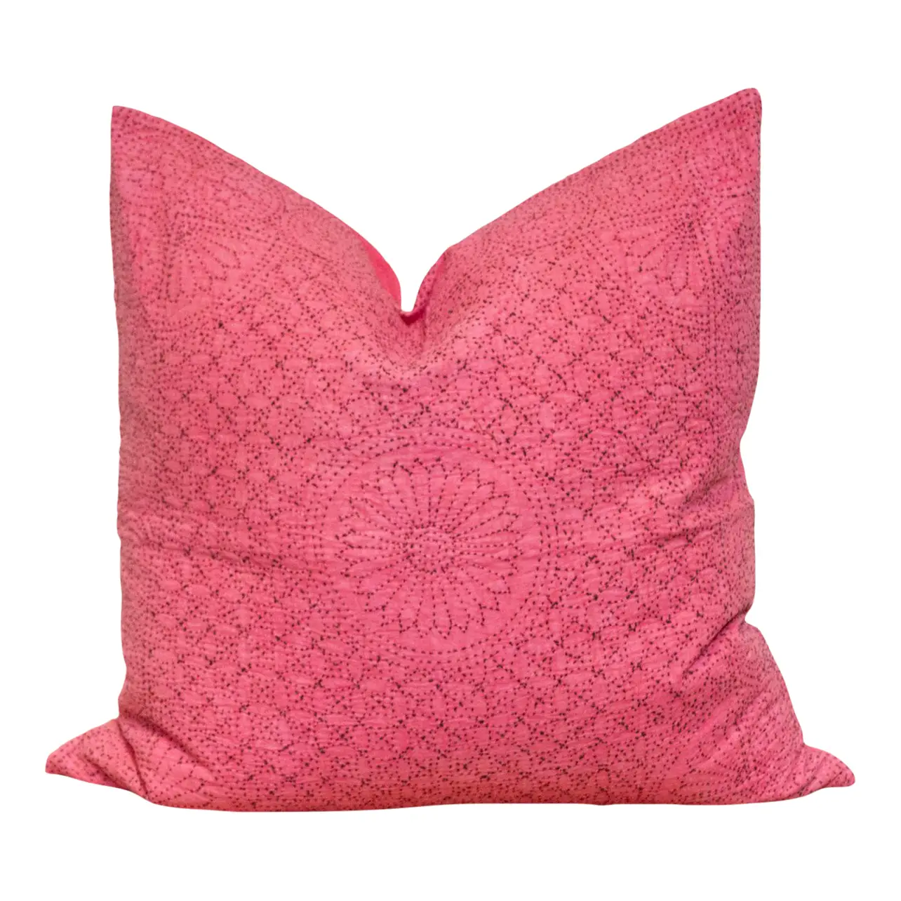 Carnation Hand-Stitched Pillow Cover 1 Carnation Hand-Stitched Pillow Cover
