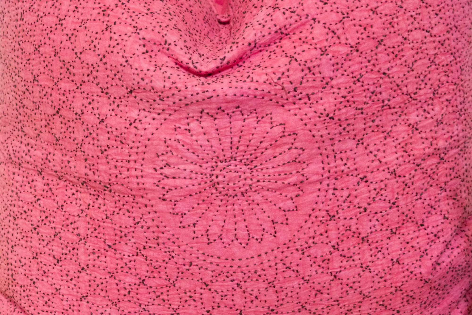 Carnation Hand-Stitched Pillow Cover 3 Carnation Hand-Stitched Pillow Cover