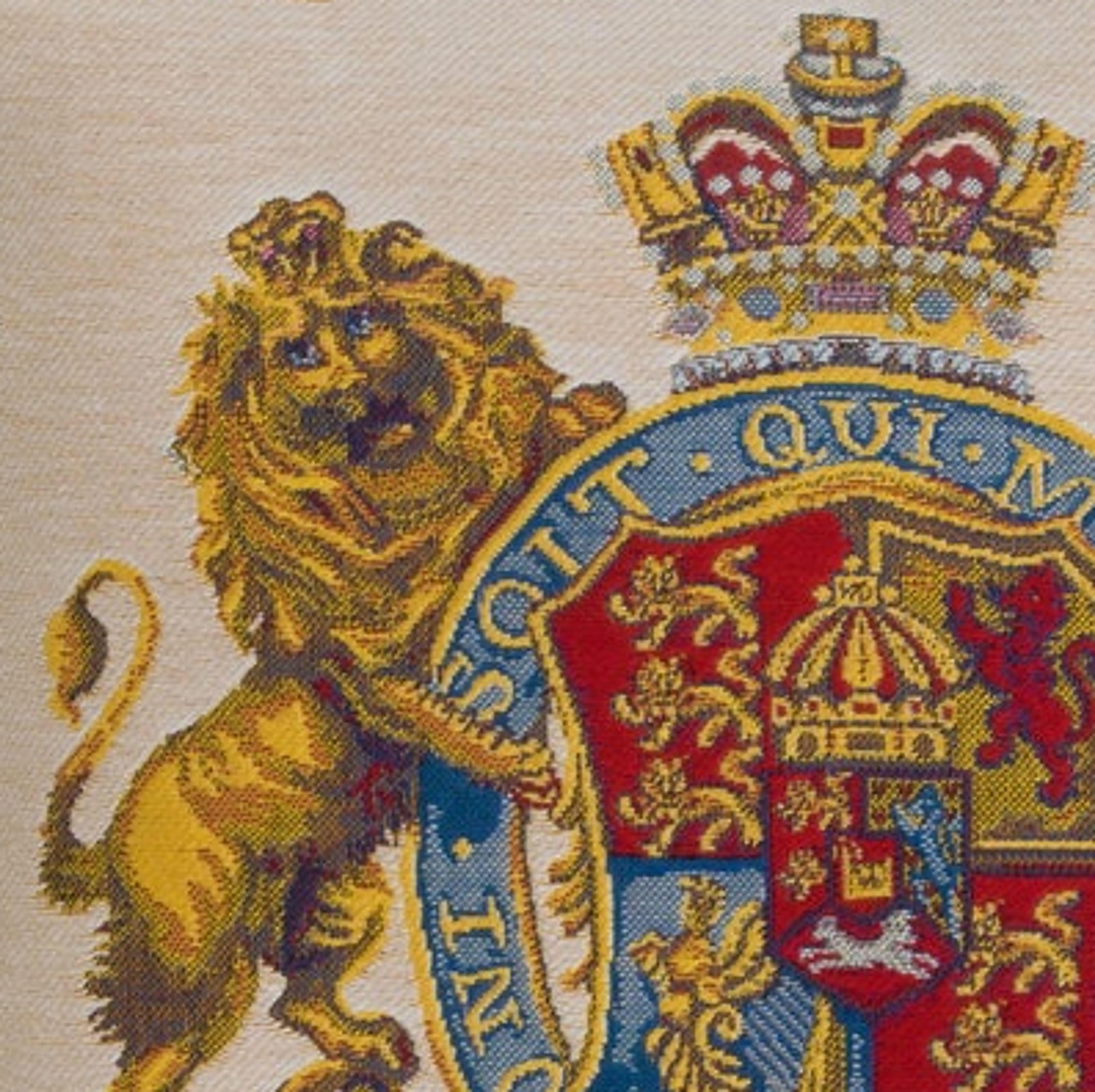 British Royal Coat of Arms Pillow 4 British Royal Coat of Arms Pillow