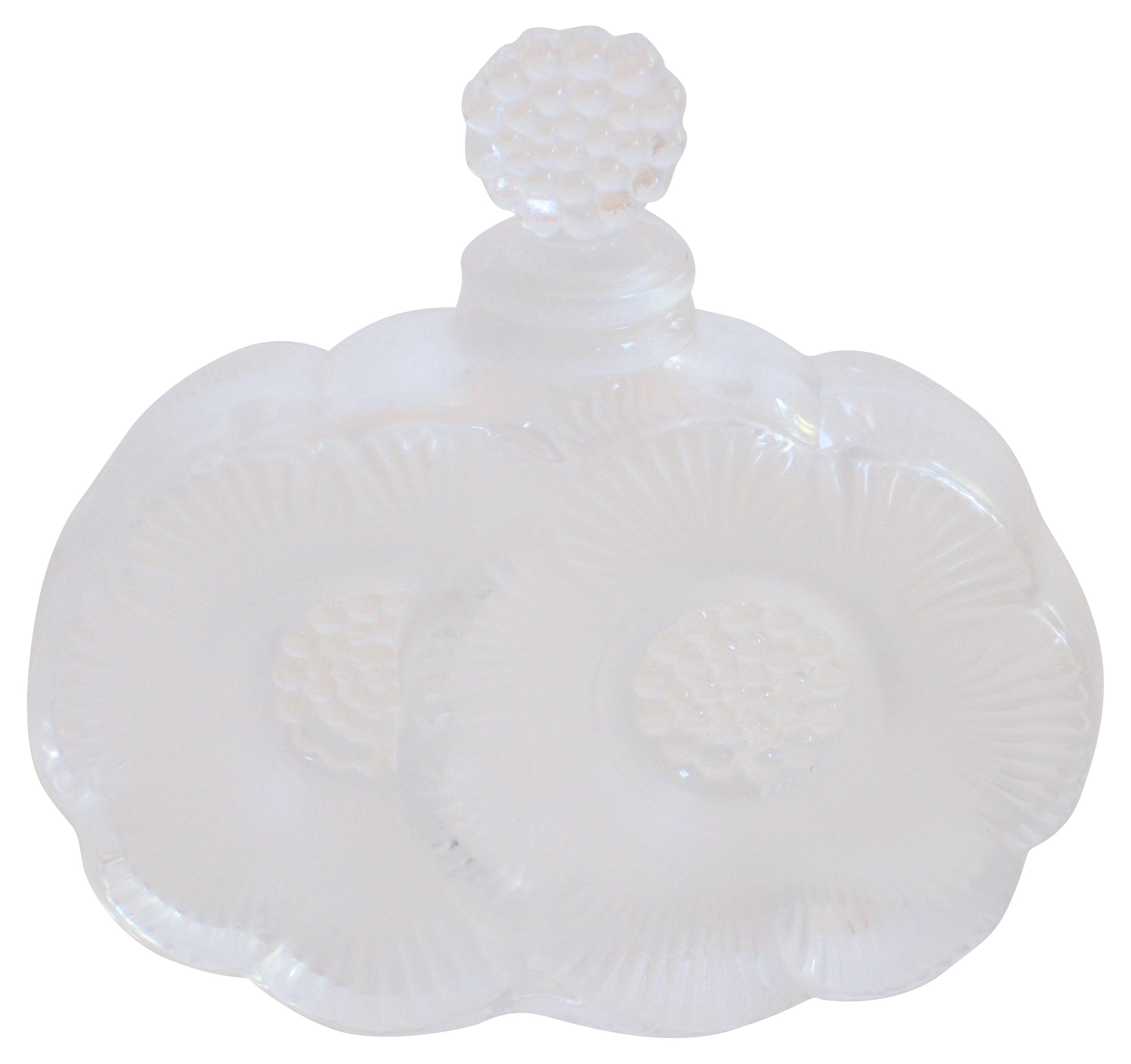 Lalique Double Dahlia Perfume Bottle 3 Lalique Double Dahlia Perfume Bottle