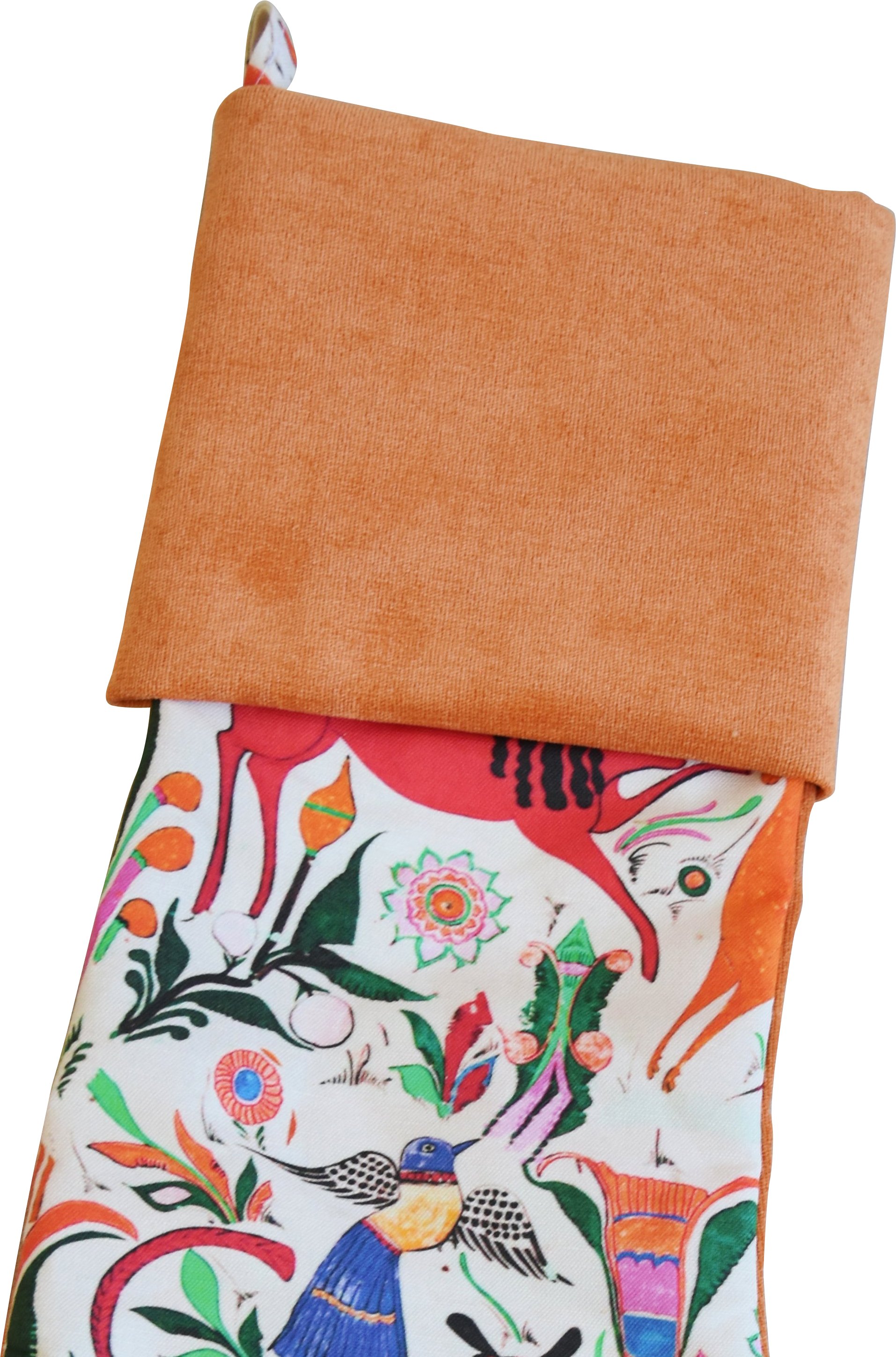 Otomi Animal Christmas Stocking