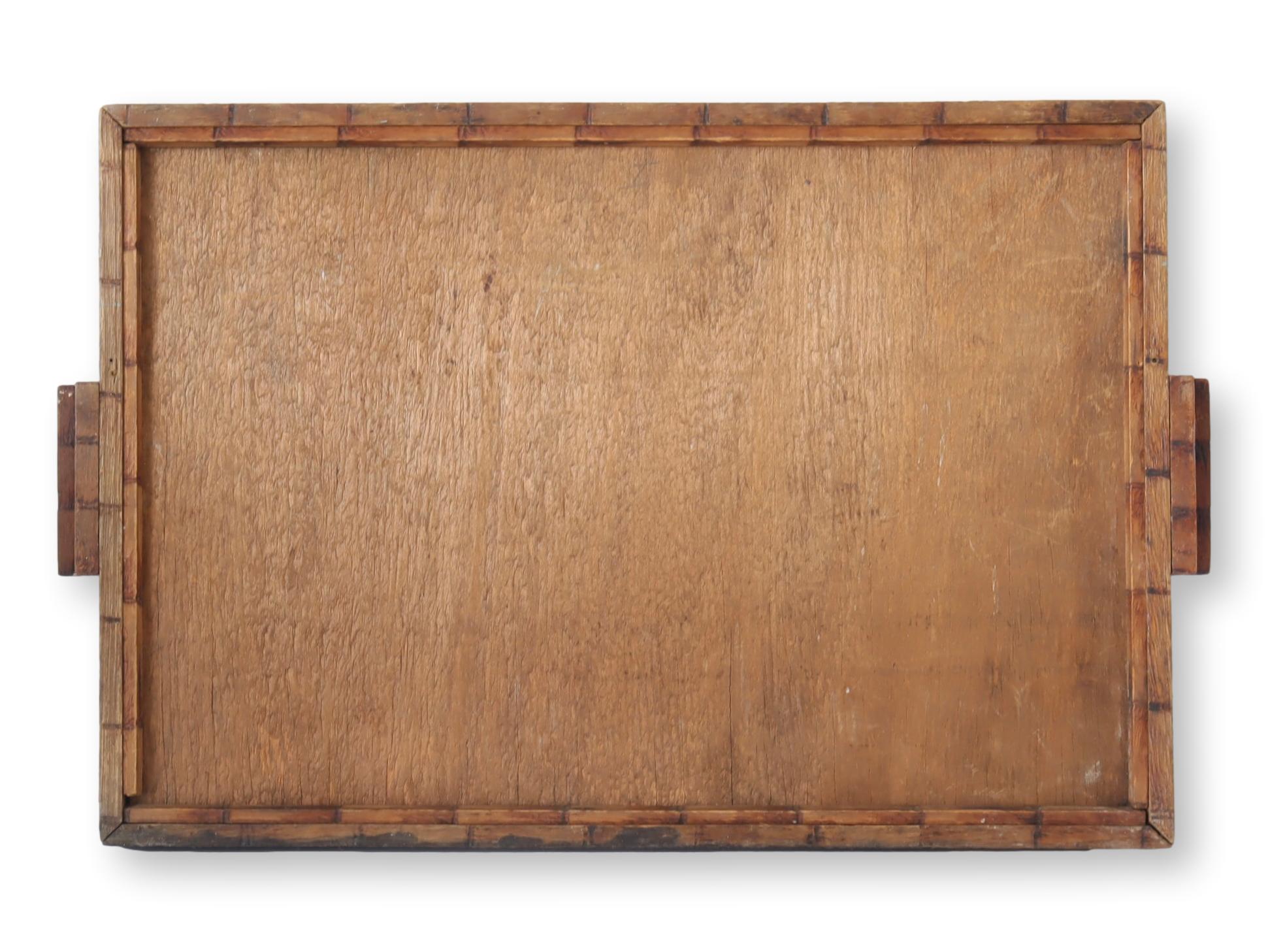 Midcentury Carved Serving Tray w/ Koala 4 Midcentury Carved Serving Tray w/ Koala