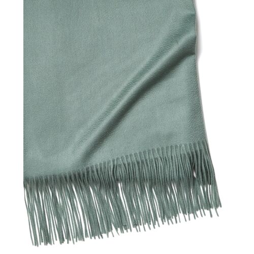 Solid Cashmere Throw, Spa Green 3 Solid Cashmere Throw, Spa Green