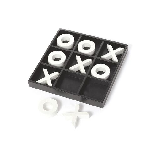 14" Tic-Tac-Toe Playing Board, Black