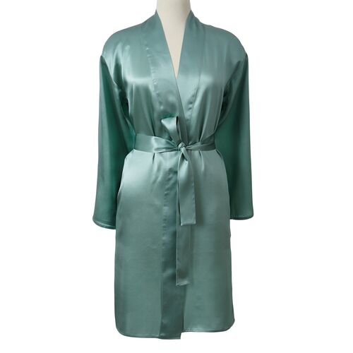 Short Robe,Seafoam