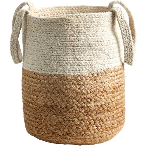 Jute and Cotton Basket Planter