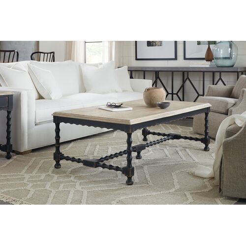 Ciao Bella Cocktail Table, Flaky White/Black 2 Ciao Bella Cocktail Table, Flaky White/Black