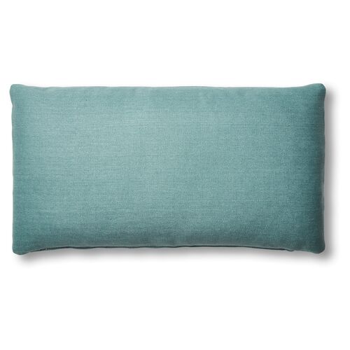 Ada Long Lumbar Pillow, Surf Linen