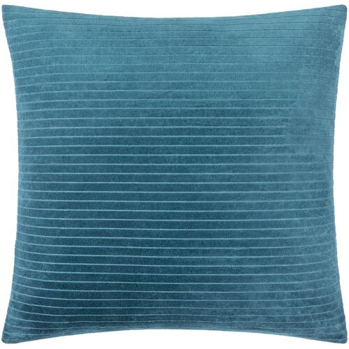 Edric Cotton Velvet Stripes Accent Pillow 1 Edric Cotton Velvet Stripes Accent Pillow