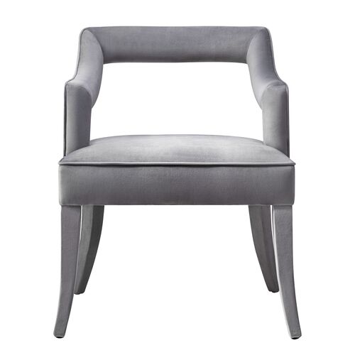 Serena Side Chair, Gray 2 Serena Side Chair, Gray