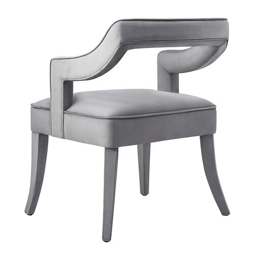 Serena Side Chair, Gray 3 Serena Side Chair, Gray