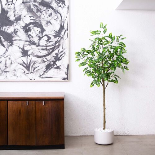 6ft. Artificial Greco Citrus Tree with Real Touch Leaves 5 6ft. Artificial Greco Citrus Tree with Real Touch Leaves