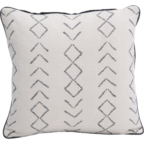Sedona Outdoor Pillow, Charcoal