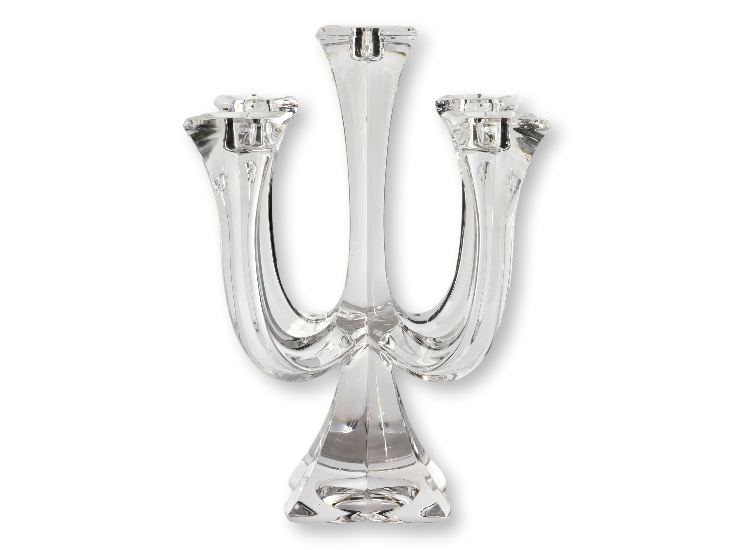 Villeroy & Boch Crystal Candleholder Set 4 Villeroy & Boch Crystal Candleholder Set