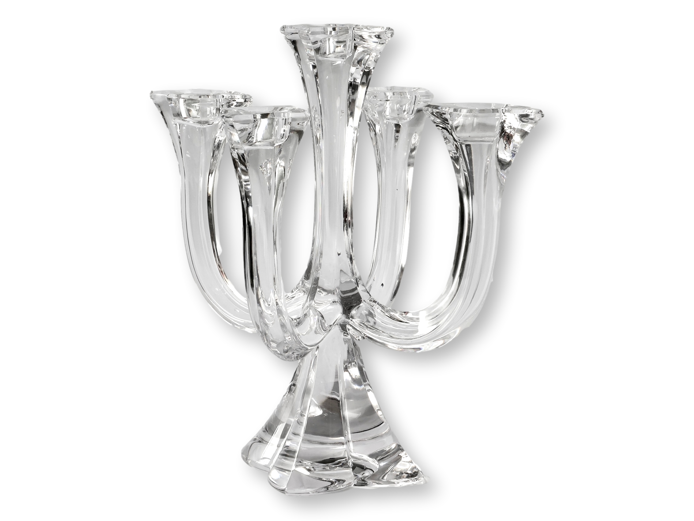 Villeroy & Boch Crystal Candleholder Set 7 Villeroy & Boch Crystal Candleholder Set