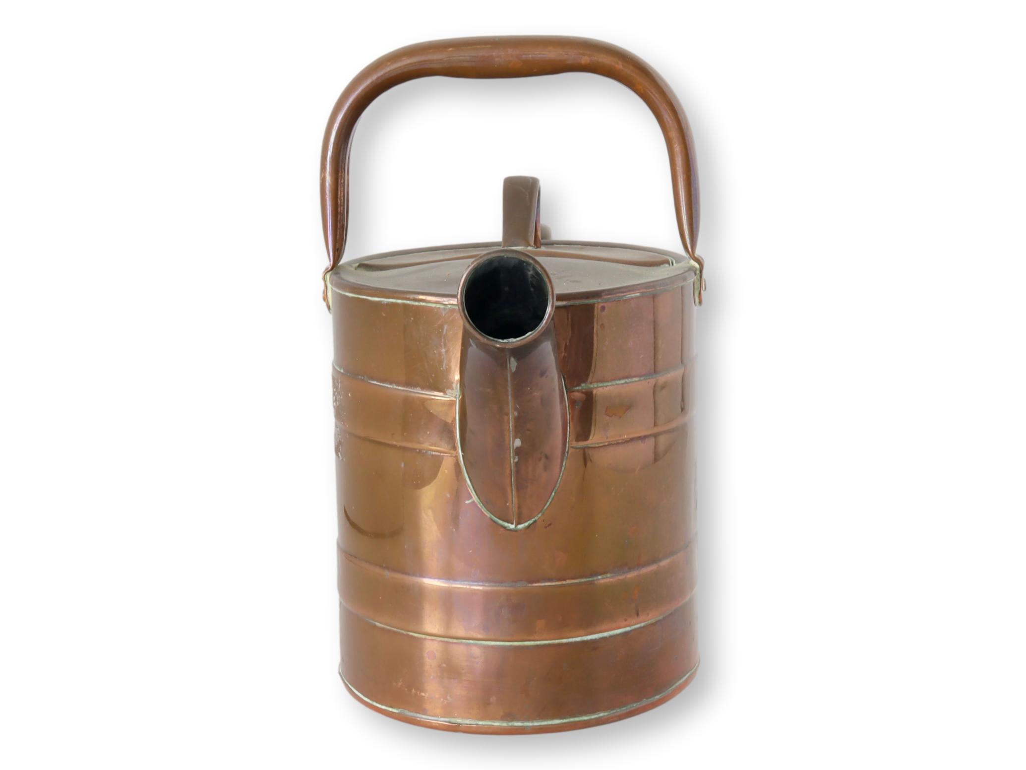 Victorian English Copper Watering Can 2 Victorian English Copper Watering Can