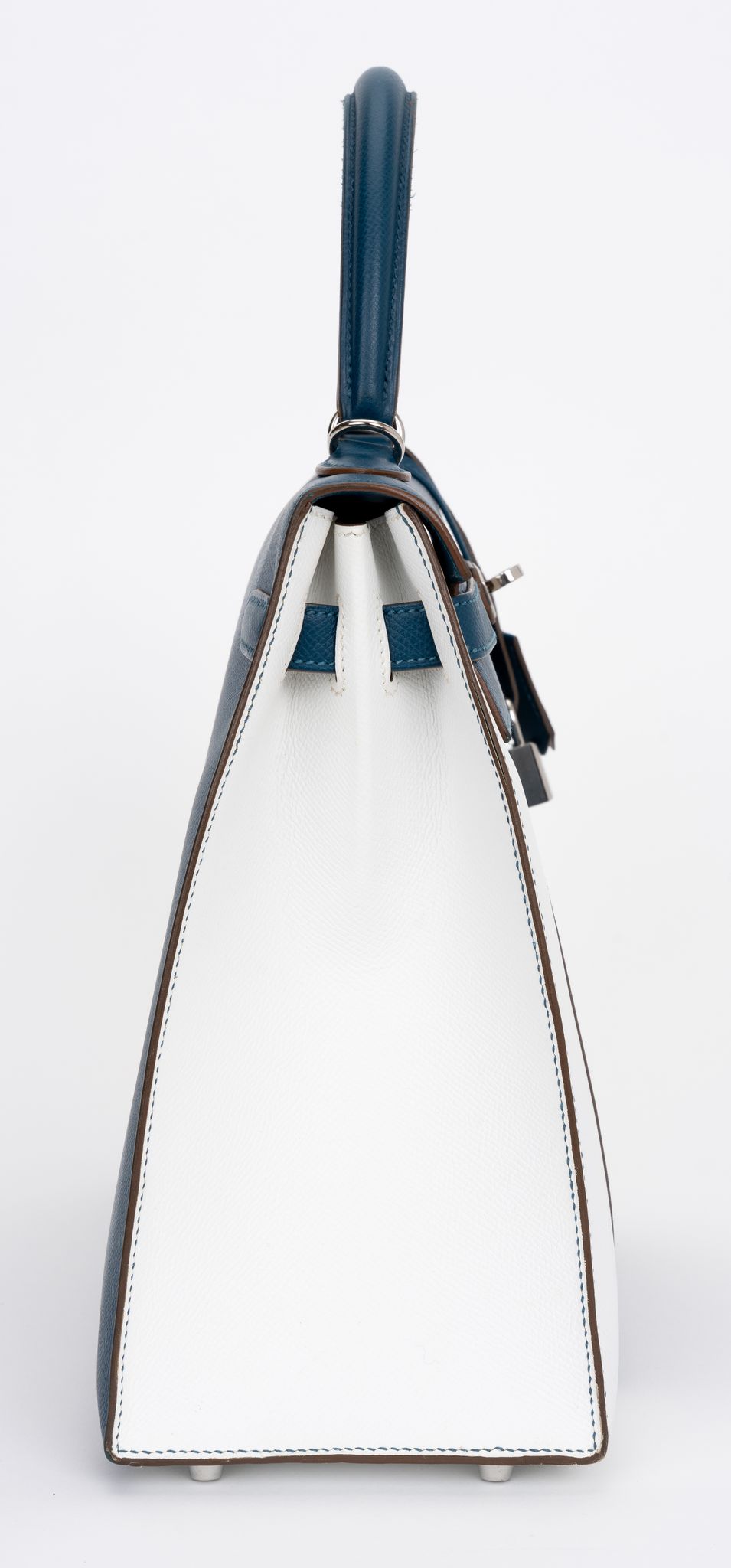 Herm¨¨s Kelly Sellier 35 Flag Blue White 12 Herm¨¨s Kelly Sellier 35 Flag Blue White