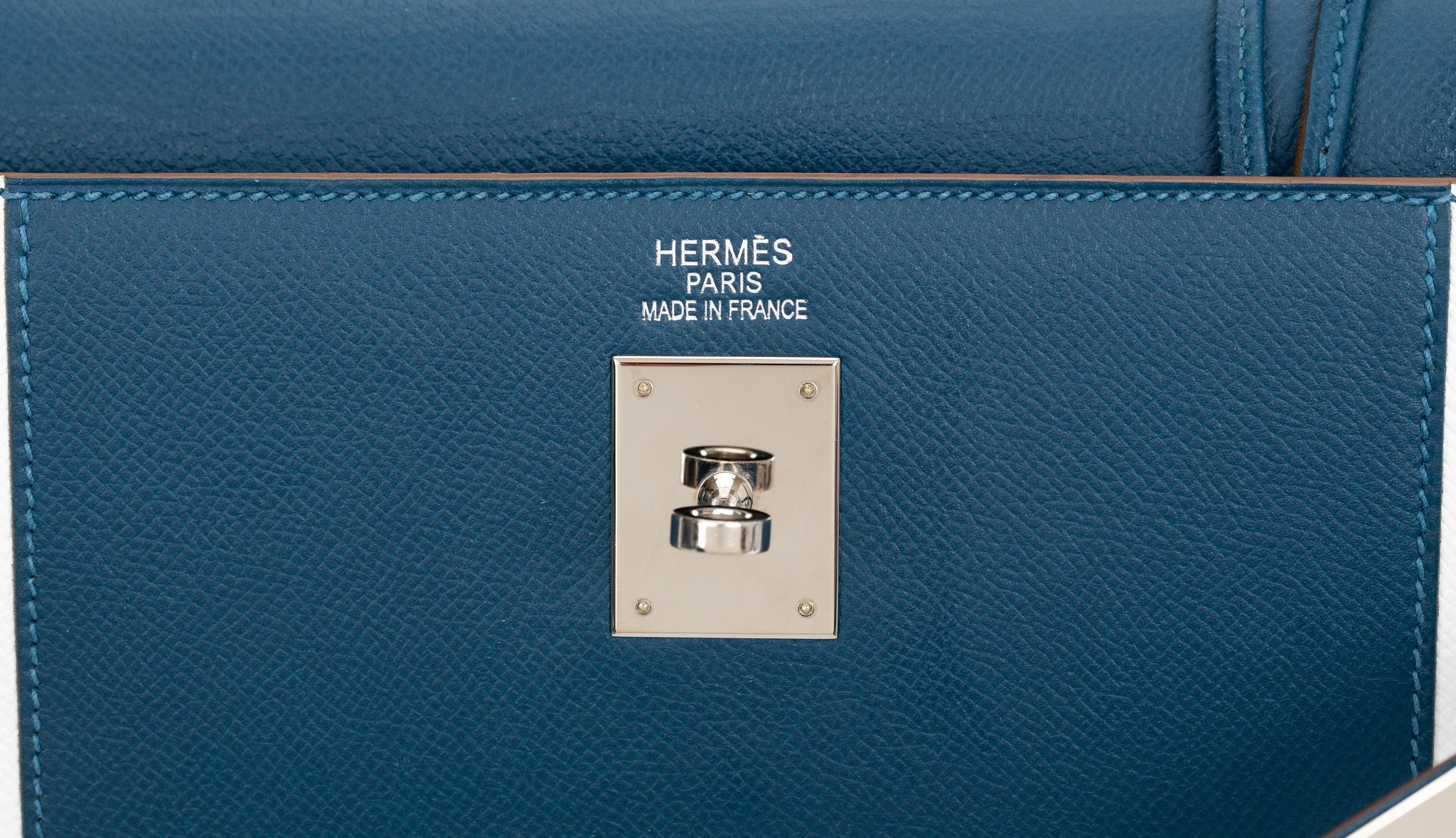 Herm¨¨s Kelly Sellier 35 Flag Blue White 9 Herm¨¨s Kelly Sellier 35 Flag Blue White