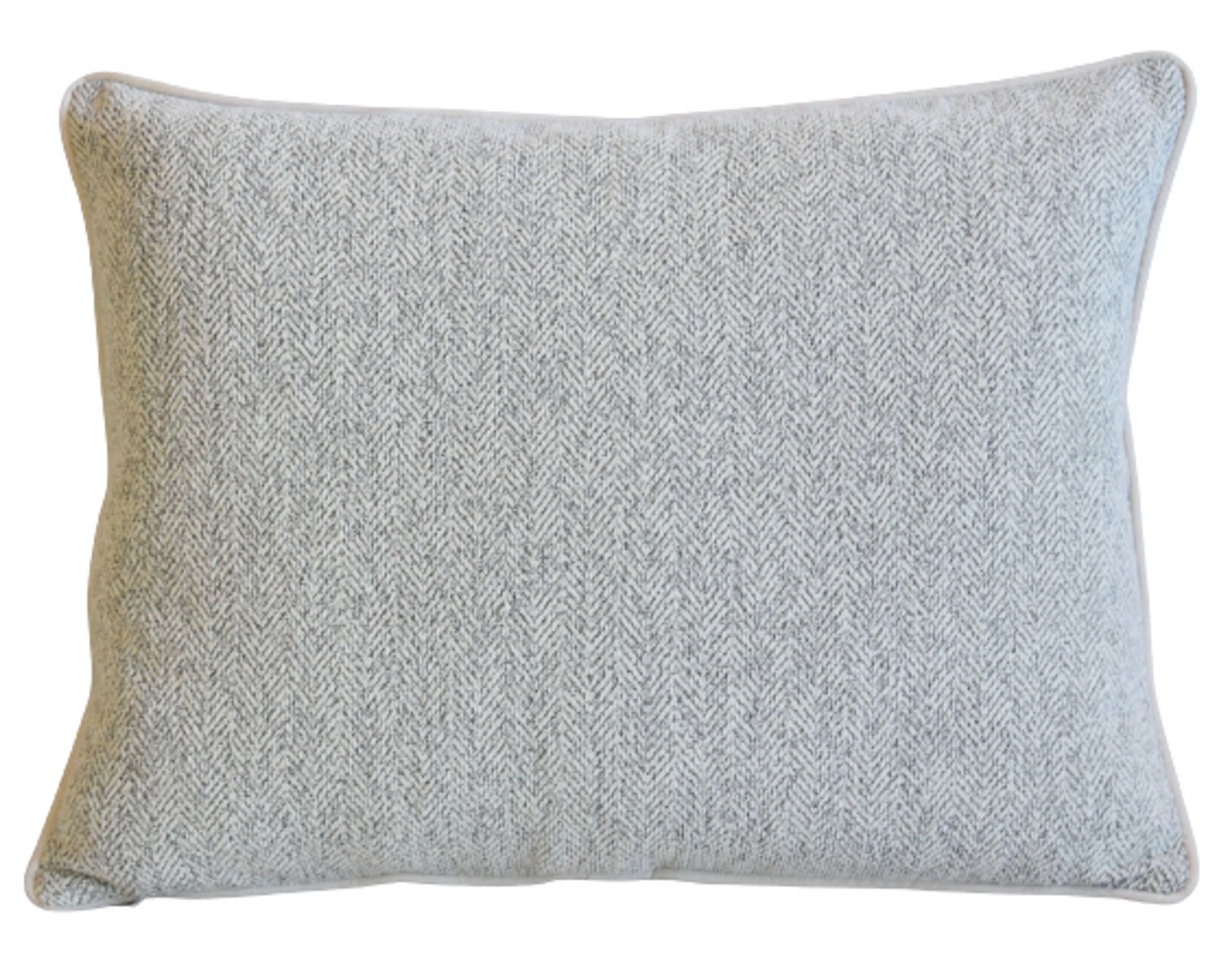 Designer Salt/Pepper Herringbone Pillow 5 Designer Salt/Pepper Herringbone Pillow
