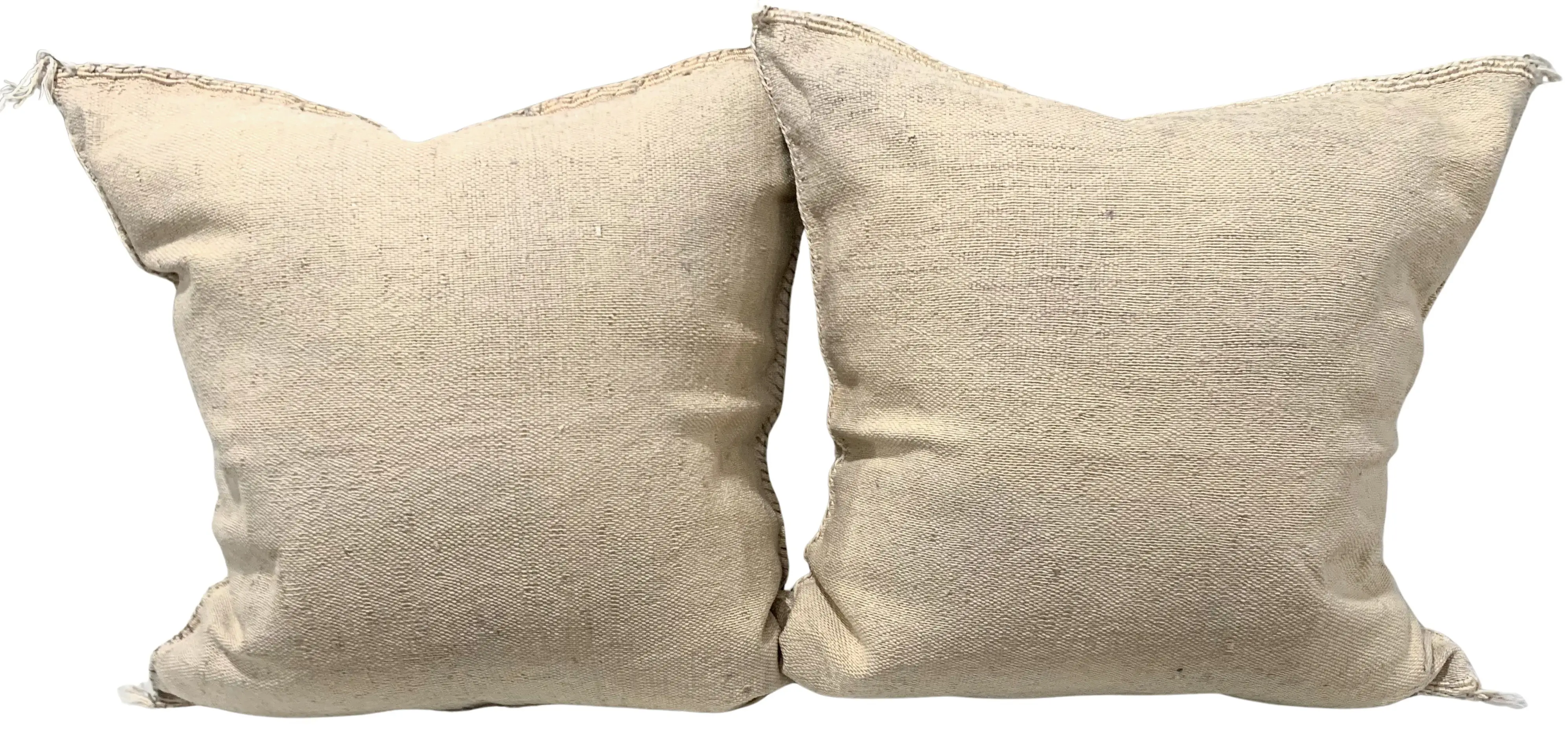 Moroccan Sabra Silk Pillows, Pair 1 Moroccan Sabra Silk Pillows, Pair