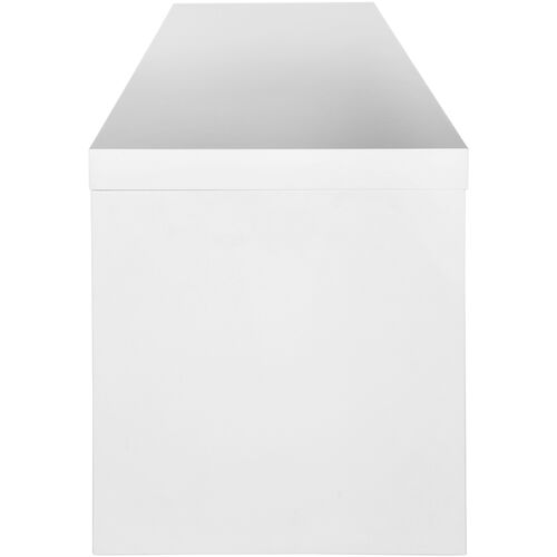 Rey Media Stand, White 3 Rey Media Stand, White