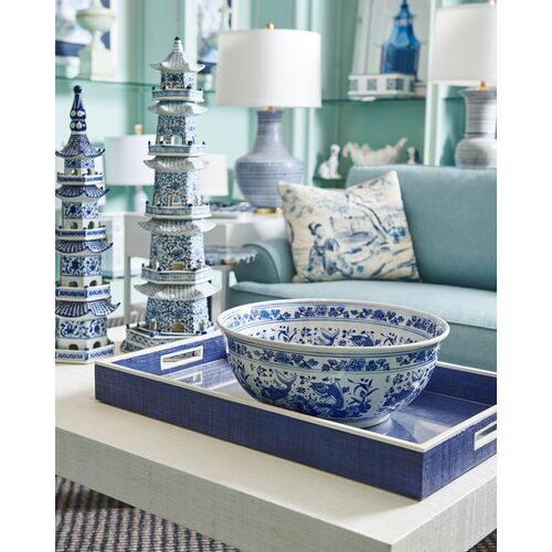 Blue Pagoda Ceramic Object 2 Blue Pagoda Ceramic Object