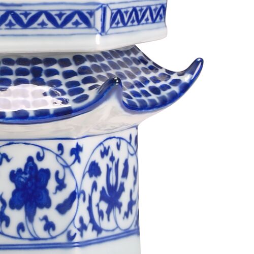 Blue Pagoda Ceramic Object 4 Blue Pagoda Ceramic Object