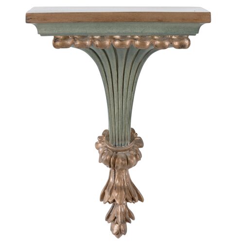 Chiswick Wall Bracket, Blue/Gold