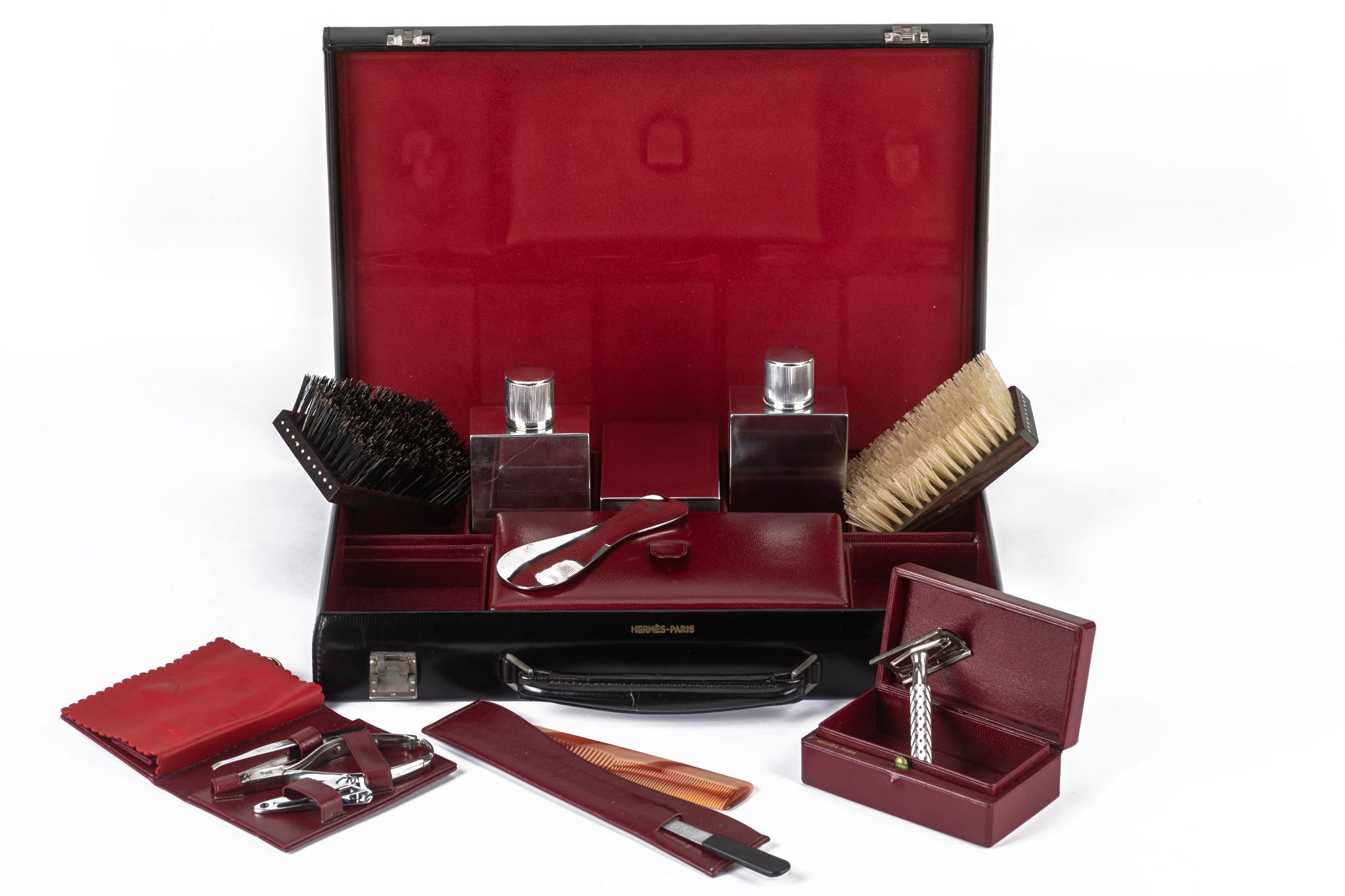 Herm¨¨s Vintage Vanity Case in Burgundy 1 Herm¨¨s Vintage Vanity Case in Burgundy