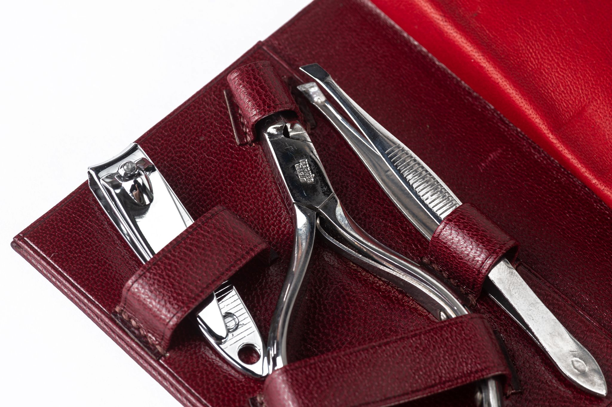 Herm¨¨s Vintage Vanity Case in Burgundy 4 Herm¨¨s Vintage Vanity Case in Burgundy