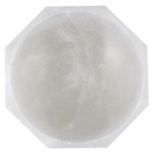Waystone Alabaster Bowl, White 3 Waystone Alabaster Bowl, White