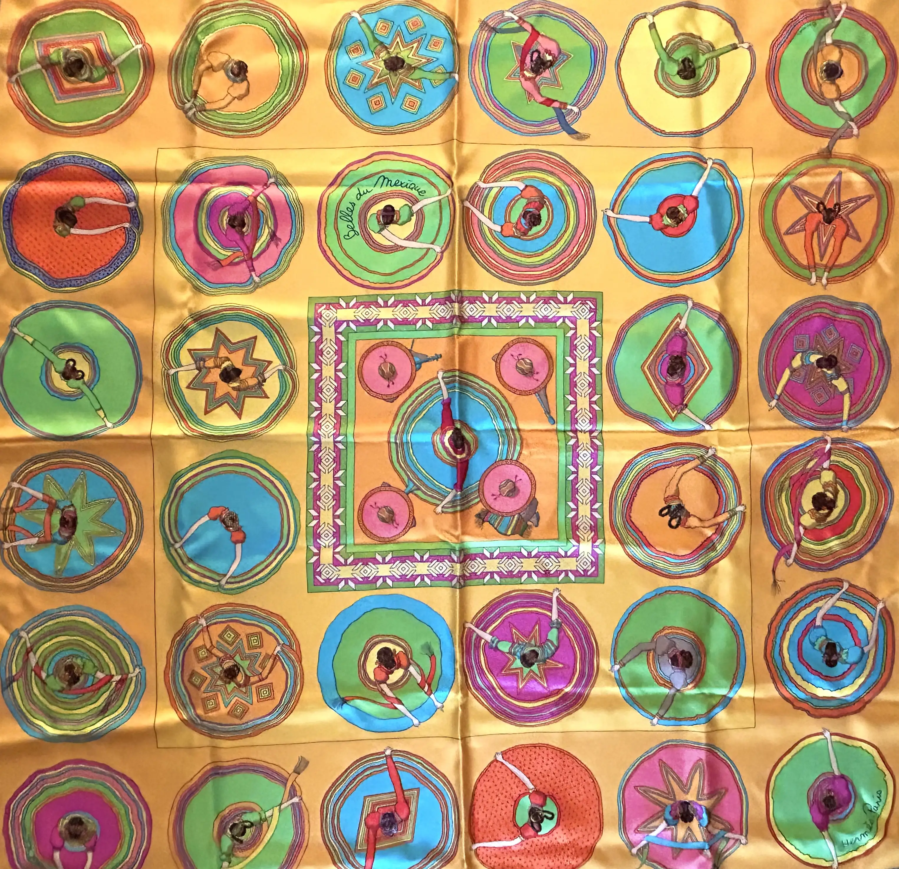 Hermes Tohu Bohu Scarf with Box 14 Hermes Tohu Bohu Scarf with Box