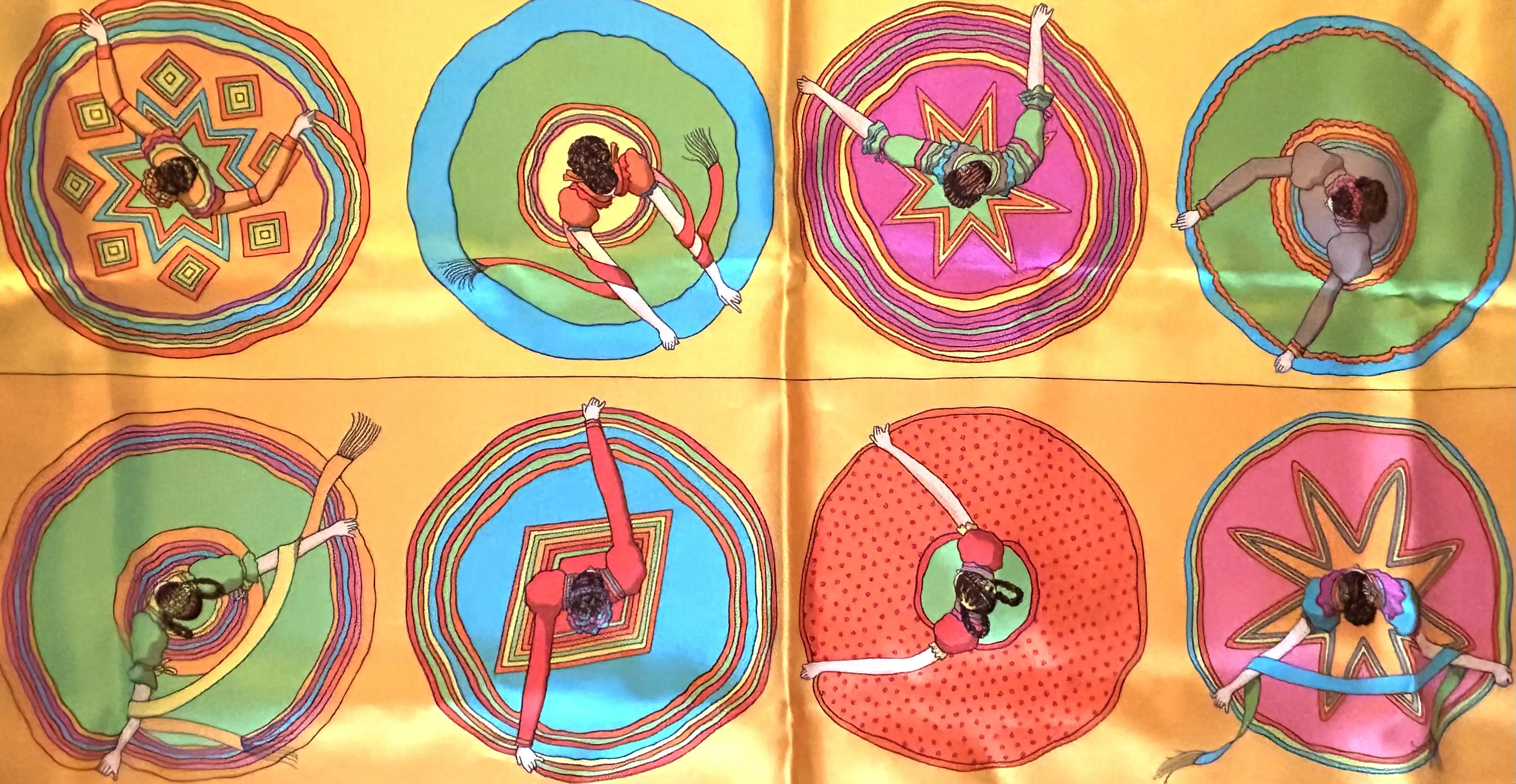 Hermes Tohu Bohu Scarf with Box 5 Hermes Tohu Bohu Scarf with Box