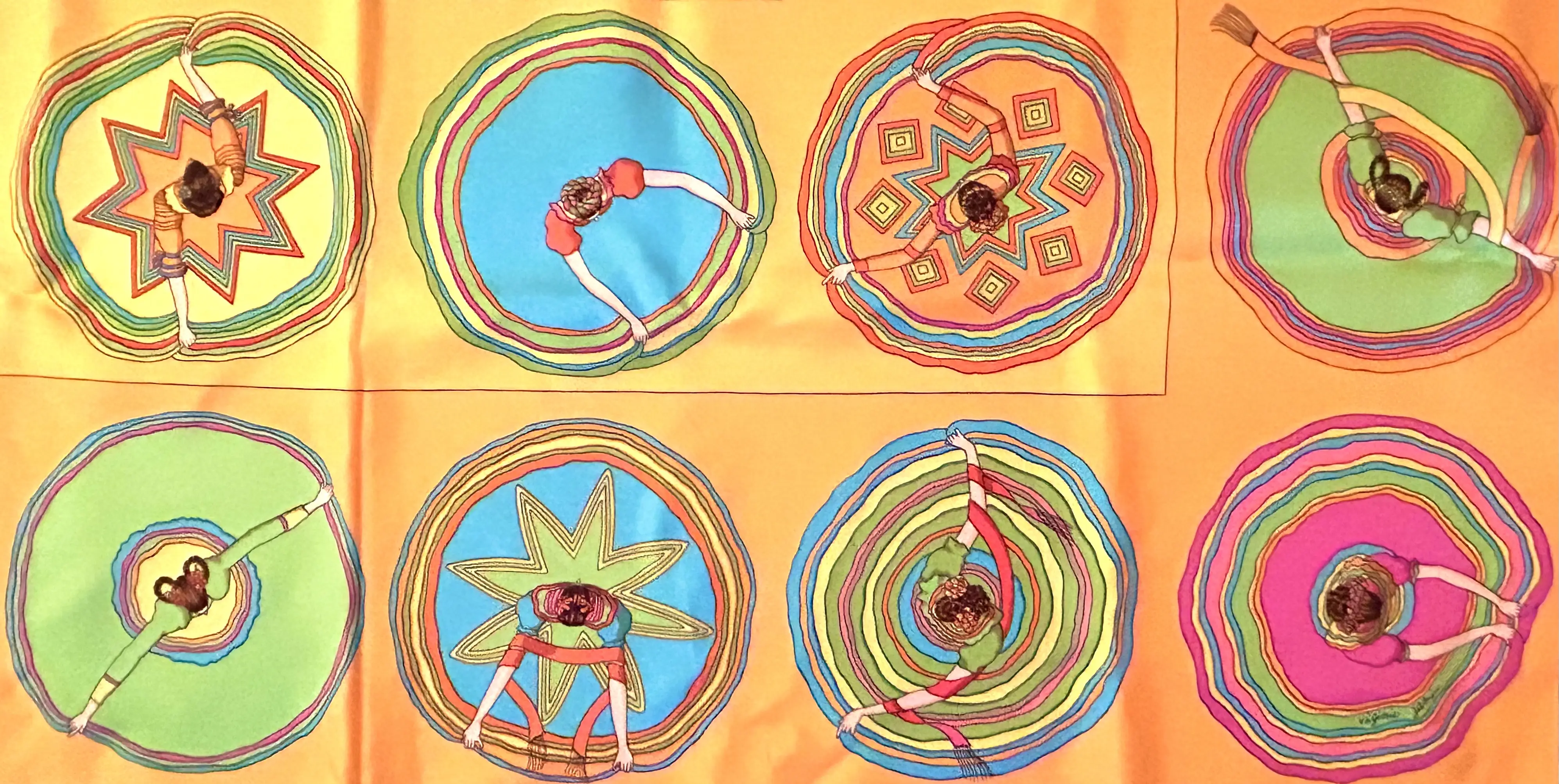 Hermes Tohu Bohu Scarf with Box 6 Hermes Tohu Bohu Scarf with Box