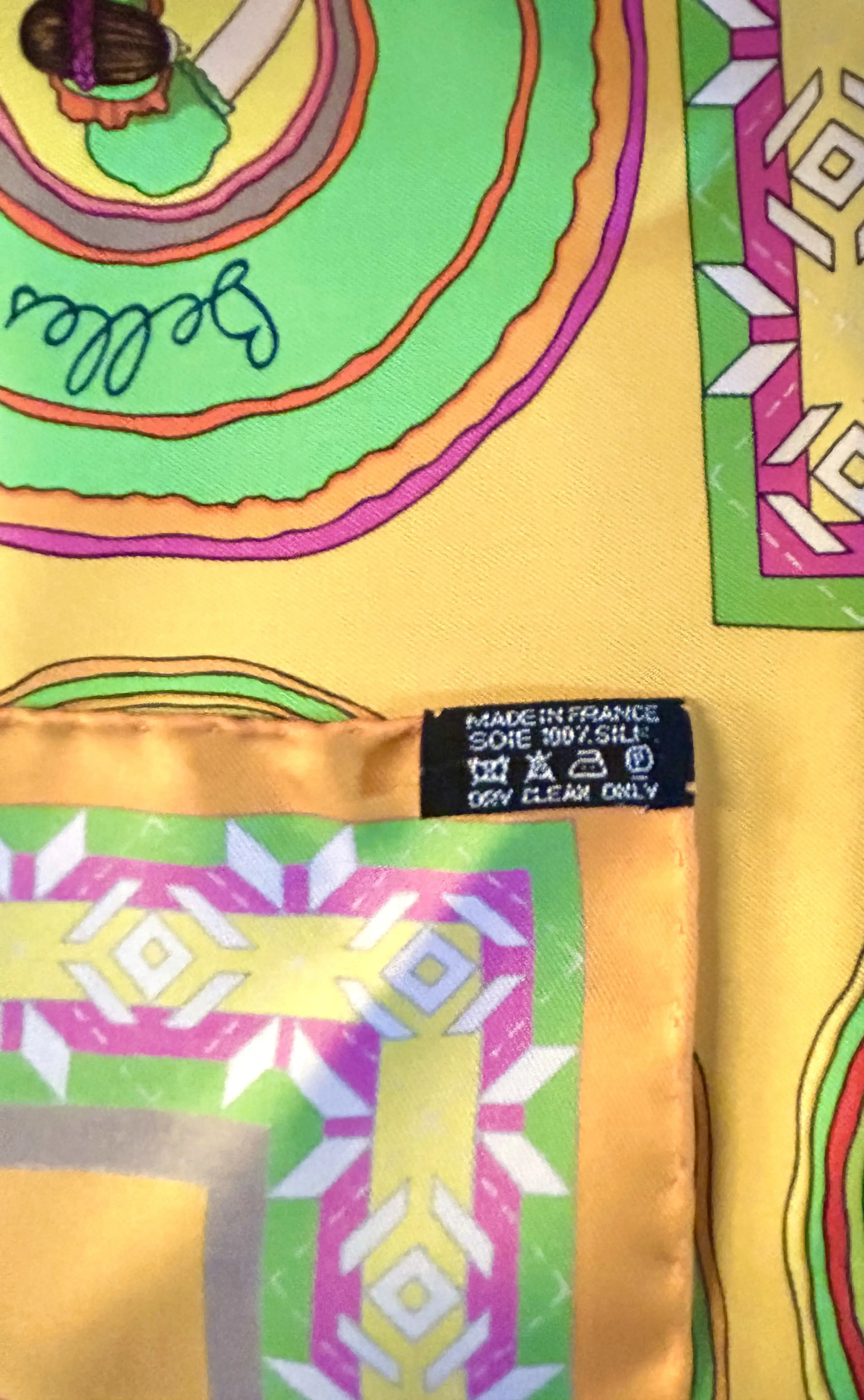 Hermes Tohu Bohu Scarf with Box 7 Hermes Tohu Bohu Scarf with Box