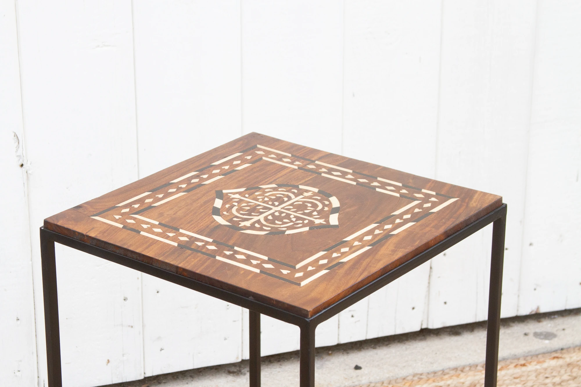 Small Inlay Top End Table 3 Small Inlay Top End Table