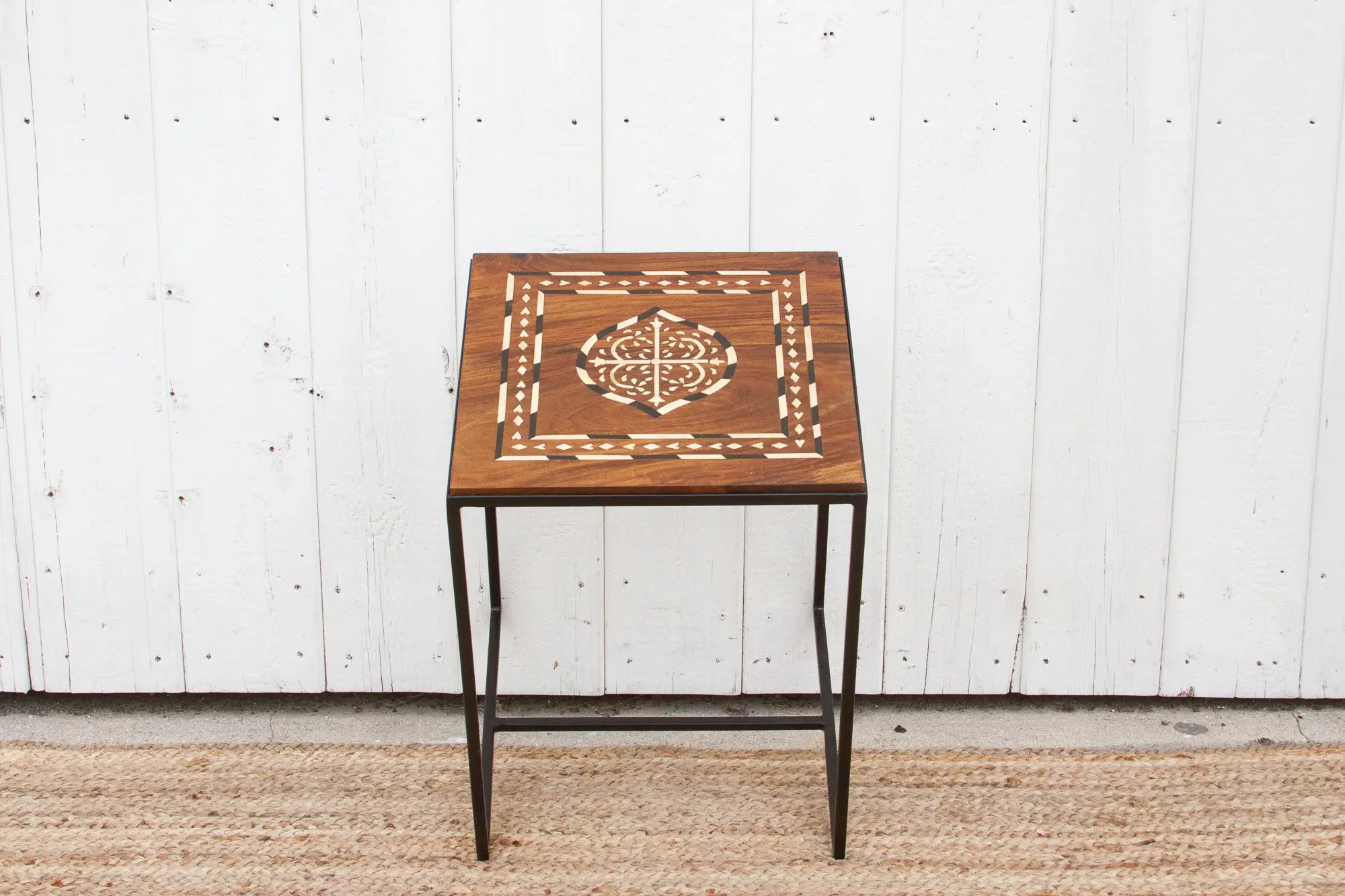 Small Inlay Top End Table 4 Small Inlay Top End Table