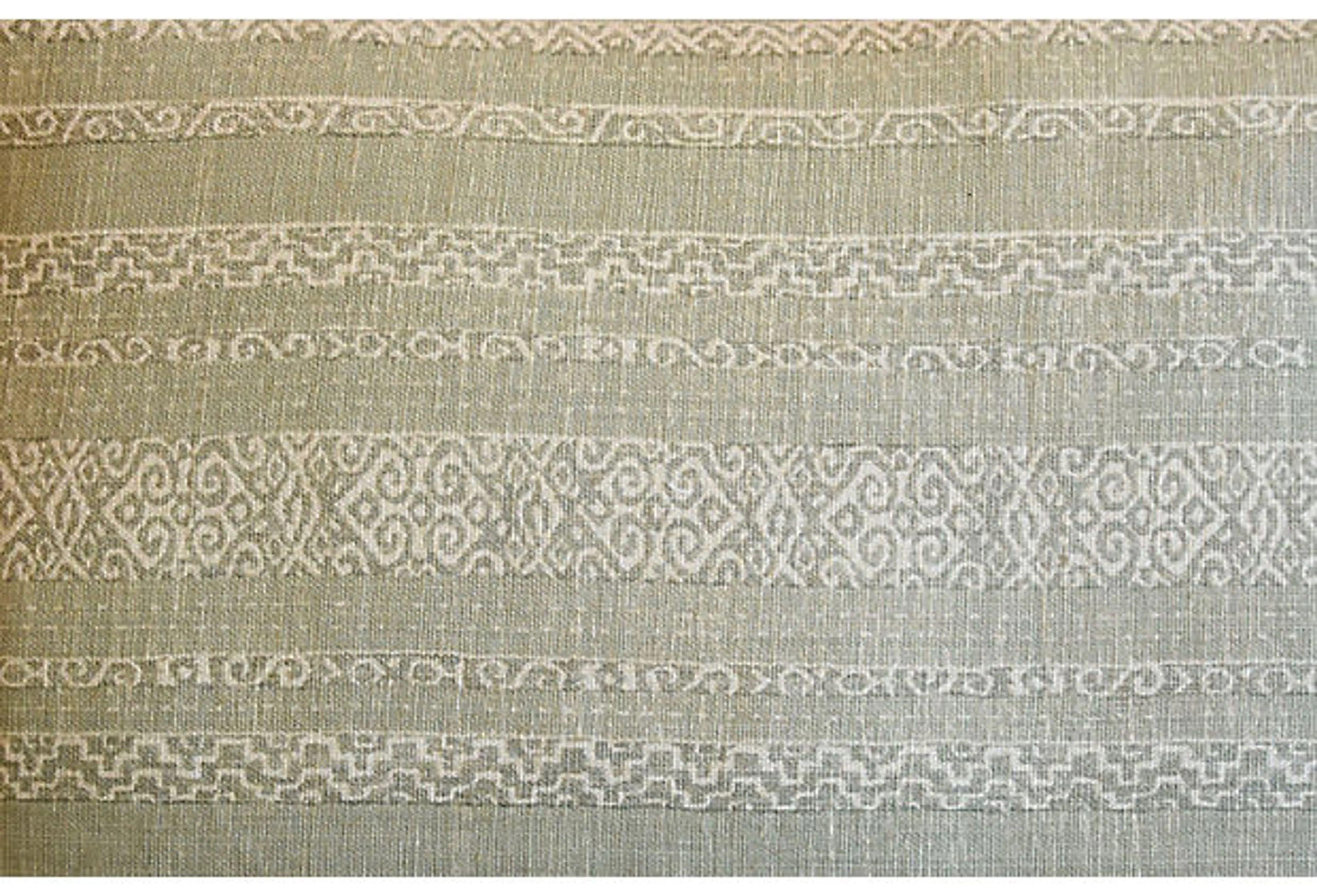 Green & Cream Kerry Joyce Striped Pillow 2 Green & Cream Kerry Joyce Striped Pillow