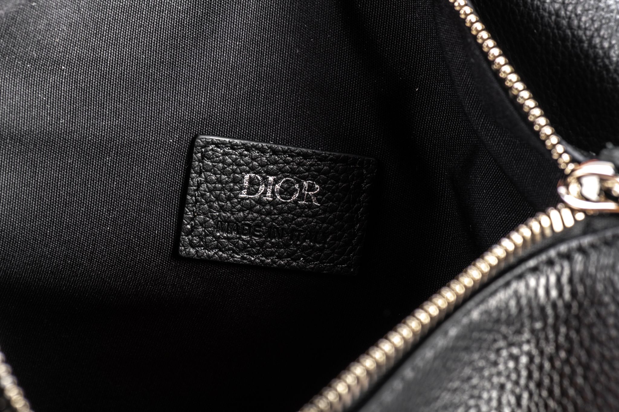 Dior New Black Calfskin Saddle Crossbody 5 Dior New Black Calfskin Saddle Crossbody