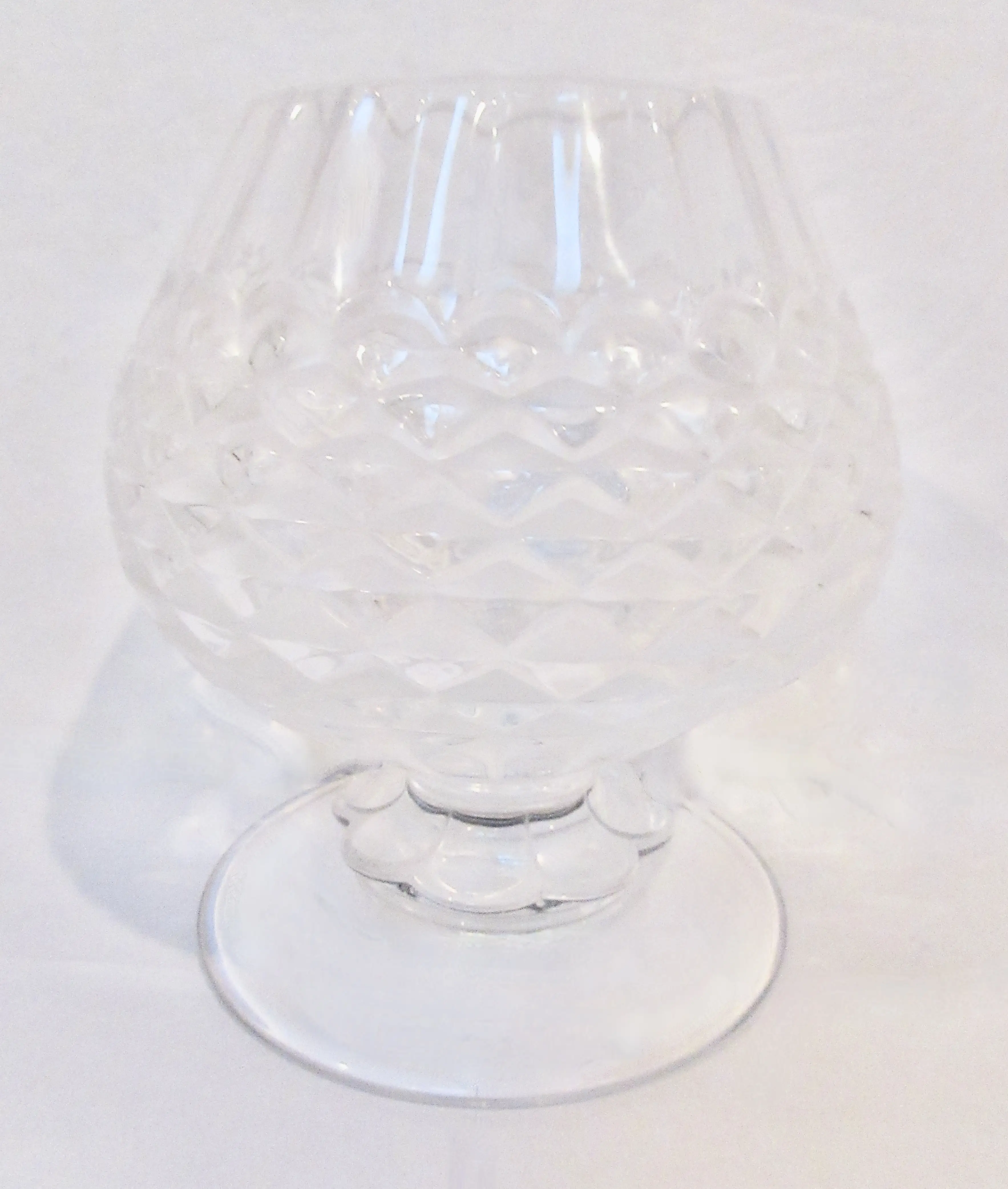 Lalique French Crystal Snifter Vase 8 Lalique French Crystal Snifter Vase