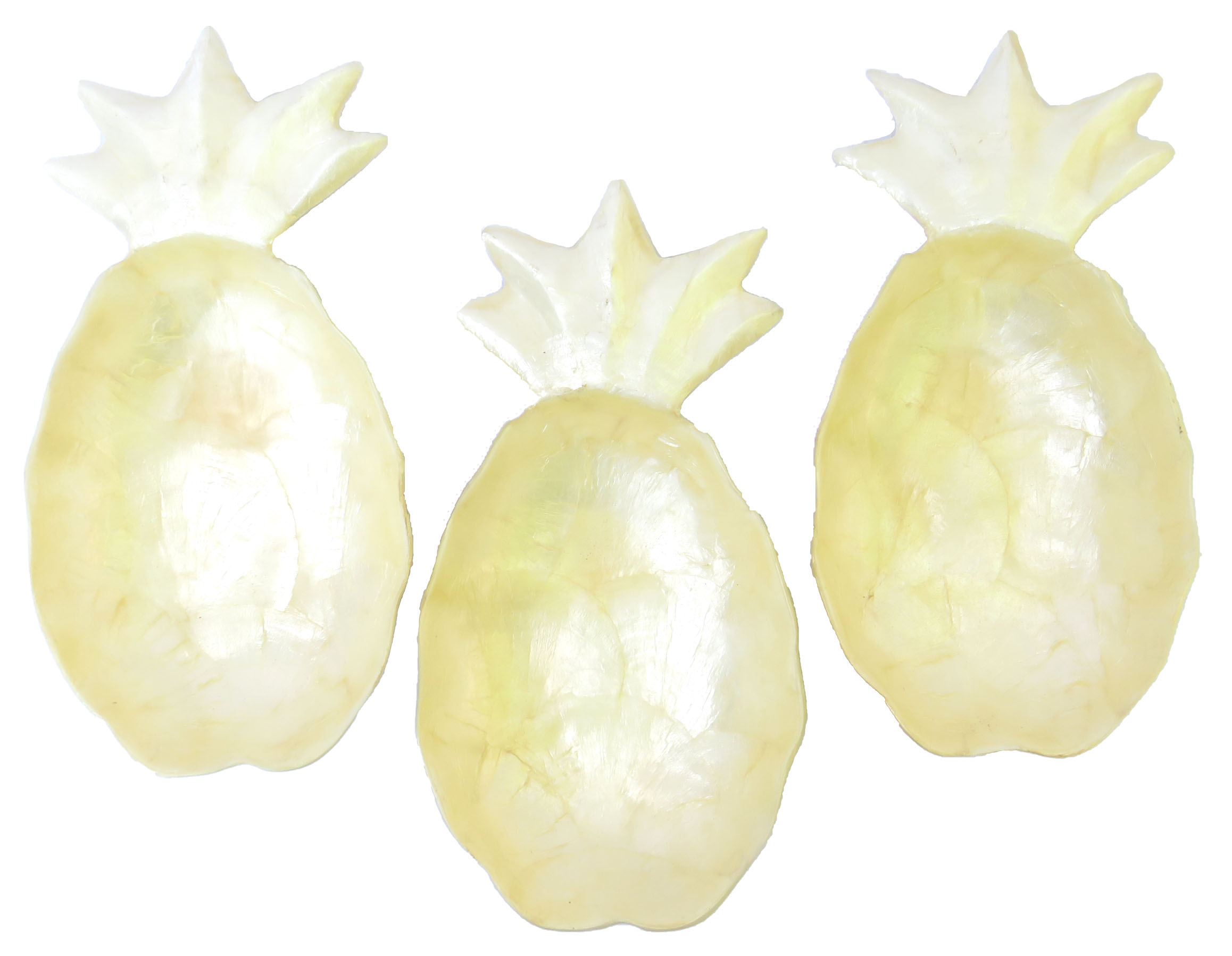 Pineapple Form Decorative Bowls, S/3 1 Pineapple Form Decorative Bowls, S/3