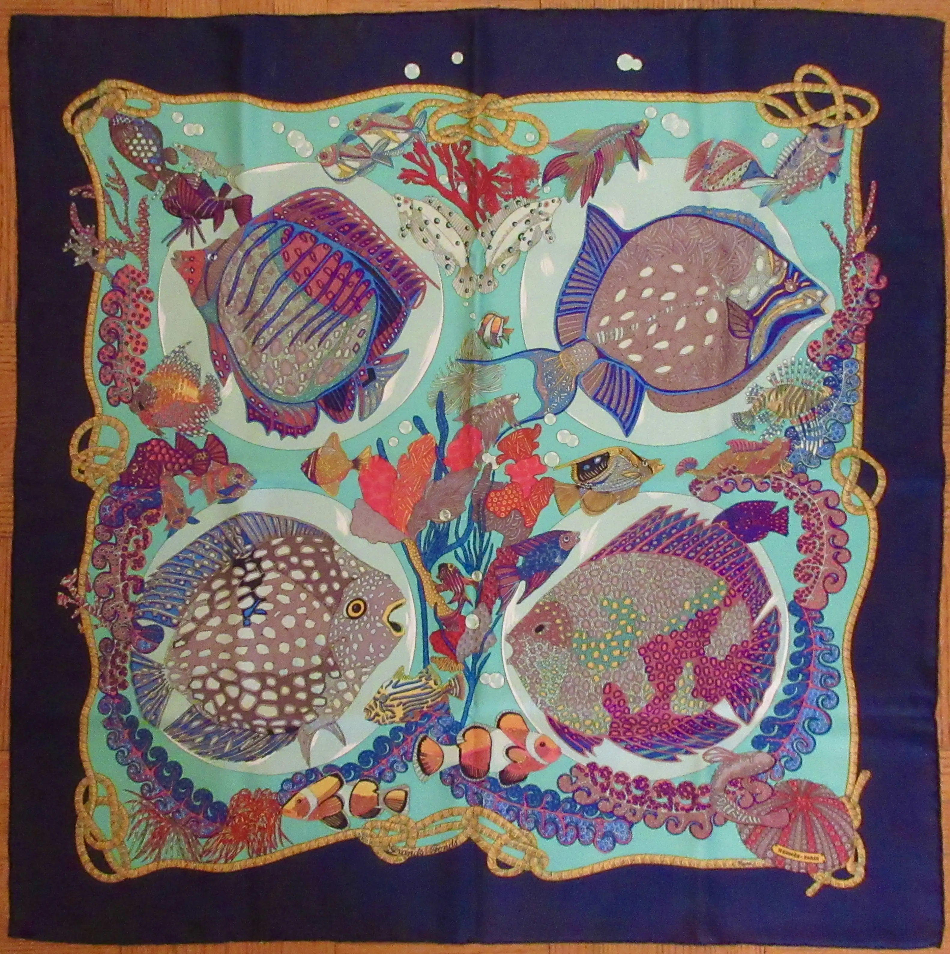 Hermes Grands Fonds Scarf in Box 1 Hermes Grands Fonds Scarf in Box